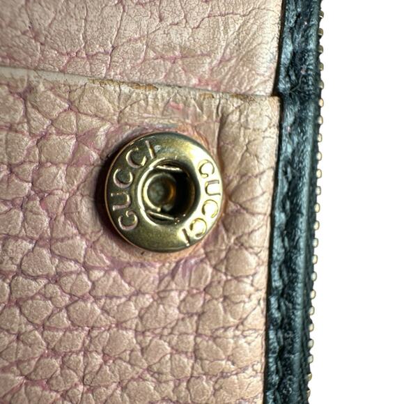 G2. Gucci Calfskin GG Marmont Bow Flap Wallet Black - Picture 11 of 16